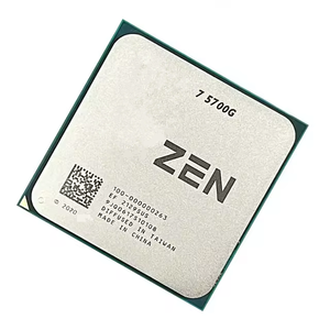 R7 AM4ลดกระหน่ำ5700กรัม5600X ประมวลผลถาดใหม่5600กรัม5700X 5800X3D 8คอร์สิบหกเธรด AM4 5000ซีรีส์ซีพียูเกมเดสก์ท็อป - Product Image 2