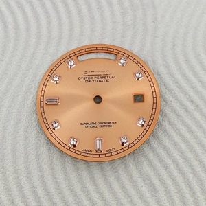 Cadran Sunburst 31 mm avec index sertis de pierres, pièces de modification de montre compatibles avec le mouvement 8285 - Product Image 4
