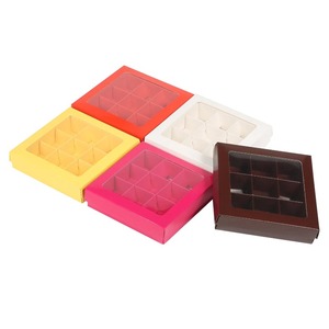 Cover bottom structure <b>paper</b> packaging box with <b>glossy</b> effect and transparent plastic window, customizable according to needs - Product Image 6