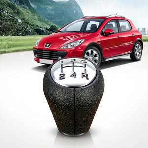 หัวเกียร์ 5 สปีด สำหรับ Peugeot 106 206 306 406 806 107 207 307 รถยนต์เกียร์ธรรมดา พร้อมปลอกหุ้มและอะแดปเตอร์ - Product Image 1