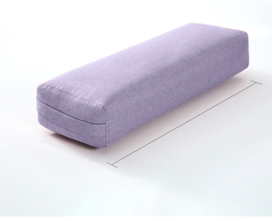 Custom Wholesale Rectangular Yoga Meditation Mat 100% Polyester Removable and Washable Yoga <b>Pillow</b> Bolster - Product Image 6