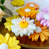 Cetakan Silikon Bunga Gerbera J10-373 untuk Batu Aromaterapi, Sabun Buatan Tangan, Plester, Cetakan Dekoratif, Kantong OPP