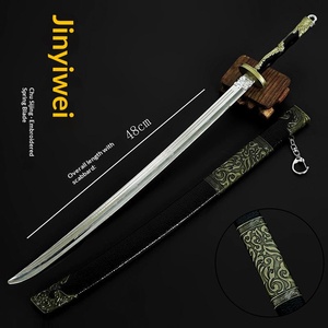 Réplique <span class=keywords><strong>de</strong></span> sabre en alliage métallique ancien, modèle Jin Yiwei Xiu Chun <span class=keywords><strong>Dao</strong></span>, 60 cm, ornement, fabriqué en Chine - Product Image 6