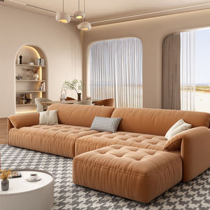 أريكة مقطعية رائجة البيع من النوع الاسكندنافي بتصميم حديث لأثاث غرفة المعيشة مريحة على شكل حرف I - Product Image 3