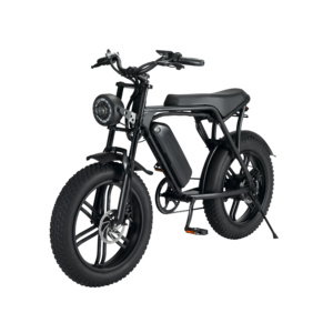 Bicicleta de Montaña V8 con Motor Trasero, 3 Velocidades, Cuadro de Acero, Ruedas de 20 Pulgadas, Frenos de Disco, 50-60 Nm de Torque, Alcance de 50 km, Eléctrica para Adultos - Product Image 3