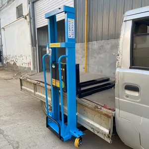 Carrello elevatore elettrico portatile con sollevamento completamente automatico e abbassamento autosclimbante camion che movimenta camion