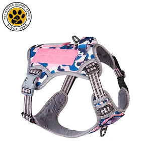 SinSky Nylon Heavy Duty Réfléchissant Grand Pet Confortable Grand Poitrine Pour Chien Extérieur Sans Pull Harnais Tactique Pour Chien - Product Image 5