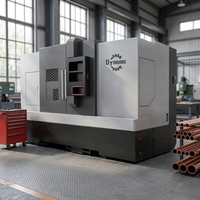 Nouvelle machine à tourner CNC à lit incliné automatique TCK550 avec 6 outils et système de commande Fanuc