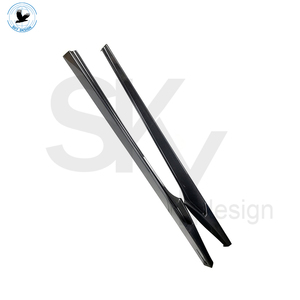 Faldones Laterales de Fibra de Carbono Seca para <span class=keywords><strong>FF</strong></span> 488 GTB Spider, Kit de Carrocería, Parachoques de Fibra de Carbono Nuevo con Recortes para Faros Antiniebla, Negros, Atornillables - Product Image 4