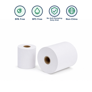 2-1/4" x 85' Thermal Receipt <b>Paper</b> <b>Roll</b> Cost Effective for Supermarket POS Factory Wholesale - Product Image 1