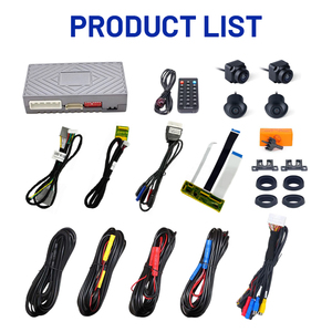Sistema di Telecamere per Auto a 360 Gradi per Mitsubishi XFoce 12.3 Pollici, Vista Panoramica 3D AVM, Registrazione a 4 Vie, Decoder Tutto in Uno - Product Image 6