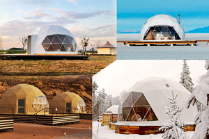 Geodesic Dome Igloo House Luxury Glamping <b>Tent</b> With Extra-<b>large</b> Viewing Window for Holiday Retreat SG-SL-030 Glamping Dome SG-SL - Product Image 2