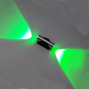 EU tiêu chuẩn 2W 6W AC85-265V lên và xuống dẫn đèn tường xuống Đèn treo tường trang trí phòng ánh sáng trong nhà ngắn thẳng Đèn tường - Product Image 3