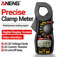 Multimètre à pince numérique Aneng MT87 1999 affichages, tension AC/DC 600V, courant 400A, testeur de résistance avec fonction de maintien des données