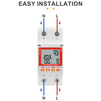 DIY GO WIFI 110V 220V 63A Smartlife TUYA Mini disjoncteur intelligent avec compteur d'énergie, minuterie, protection contre les surtensions, les surintensités et les fuites de courant