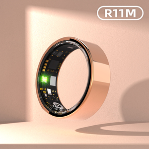 2026년 신제품 R11 헬스 스마트 링 손가락 피트니스 트래커 심박수 혈중 산소 모니터링 IP68 방수 충전 박스 안드로이드 - Product Image 1
