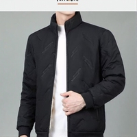 Veste légère de luxe de haute qualité, manteau d'hiver chaud et épais, style homme coupe courte coupe-vent personnalisé