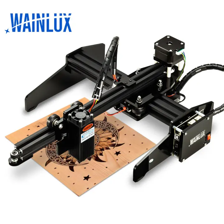 Wainlux เครื่องพิมพ์เลเซอร์ JL4เครื่องแกะสลักเลเซอร์,เราเตอร์cnc โลโก้ DIY 7W แบบพกพาเครื่องแกะสลักเลเซอร์ตัดไม้แก้ว3D Lazer