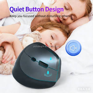 Ergonomic Vertical Optical 2.4GHz <b>Wireless</b> <b>Mouse</b> with RGB Backlit USB Charging for <b>Computer</b> Home Office & Gaming Use-in Stock - Product Image 3