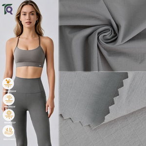 Offre Spéciale Tissu Extensible 4 Directions en <span class=keywords><strong>Nylon</strong></span> 40D, Maille 0.5*0.8, 96 GSM, Séchage Rapide, Respirant, Teint, pour Pantalons et Shorts de Sport - Product Image 1