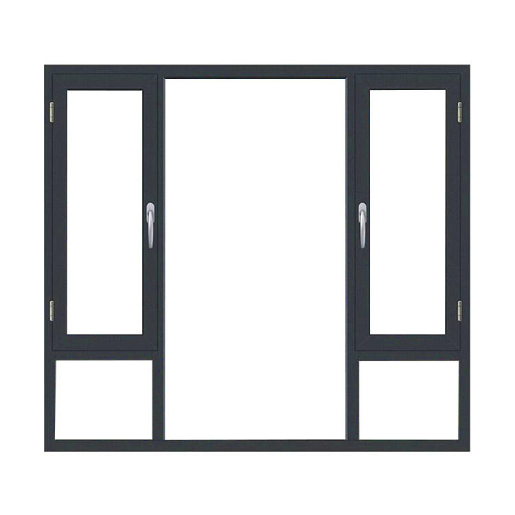 De aluminio moderno recubrimiento en polvo casa barata swing windows para venta hecho en China