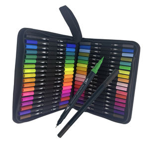 Ensemble de stylos marqueurs à pointe double à base d'eau, 36 couleurs, personnalisés en usine, pour la peinture artistique et la coloration - Product Image 6