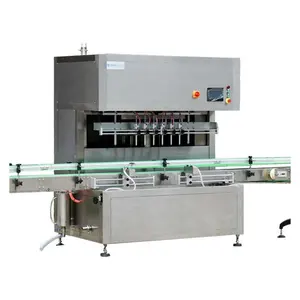 Fully automatic edible oil filling capping machine factory commercial easy operate bottle motor oil 2-12 filling heads