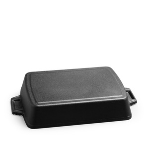 Poêle à griller en fonte robuste Restaurant rétention de chaleur épaissie sans revêtement <span class=keywords><strong>grand</strong></span> plat de cuisson <span class=keywords><strong>rectangulaire</strong></span> à la maison - Product Image 3