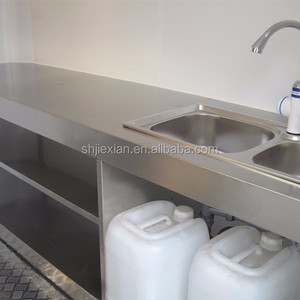 Carrito de Comida Móvil con Vitrina de Vidrio y Lámpara de Calentamiento, Carrito de Palomitas y Algodón de Azúcar para Parques de Diversiones - Product Image 6