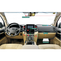Kit de rétrofit de décodeur Android 13 128 Go pour Landcruiser Interface Android Auto Compatible avec Toyota LC200 2016-2021 Module CarPlay sans fil