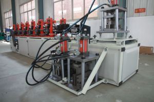 מכונת עיצוב גלילים לדלתות מתכת איכותיות של GuangChi עם מנוע PLC, מיסב, 15 קילוואט, 380 וולט, עובי 0.5-0.8 מ\\\"מ - Product Image 2