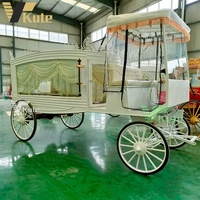 2024 moderne cercueil Chariot cheval corbillard funéraire chariot tiré par cheval à vendre cercueil chariot tiré par cheval/corbillard funéraire