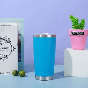 Eco Reusable 20oz Double Wall Metal Car Mug Vacuum Insulated Outdoor Daily Use - Product Image 2