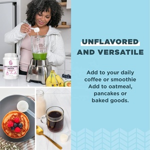 2.2lbマルチコラーゲンプロテインパウダー10種類のコラーゲンビタミンCと20億コロニー無香料 - Product Image 4