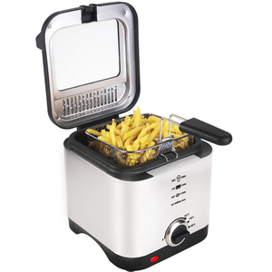 <span class=keywords><strong>Friteuse</strong></span> électrique numérique <span class=keywords><strong>mini</strong></span> 1,5 L pour usage domestique, idéale pour les frites, le poulet et les crevettes - Product Image 6