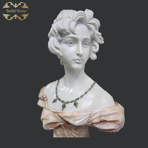 <span class=keywords><strong>Prix</strong></span> direct d'usine, <span class=keywords><strong>buste</strong></span> de statue unique <span class=keywords><strong>en</strong></span> tissu ressemblant au <span class=keywords><strong>marbre</strong></span>, sculpté avec des figures romaines - Product Image 4
