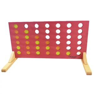 Garden Classic Intelligence Giant Size Wooden Connect <span class=keywords><strong>4</strong></span> Outdoor Four In A Row Game - Product Image 2
