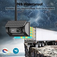 Kamera Mundur Nirkabel Terlaris IPoster, Baterai Isi Ulang Tenaga Surya 1080P, Basis Magnetik, Aplikasi WIFI, Kamera Tenaga Surya