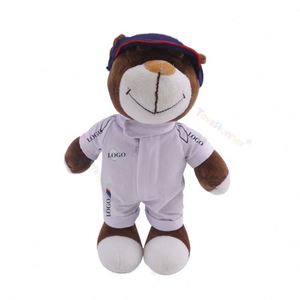 Oso de Peluche con Temática de Motocicleta, Suave y Adorable, con Casco, Chaqueta y Ropa, Regalo de Navidad para Niños - Product Image 6