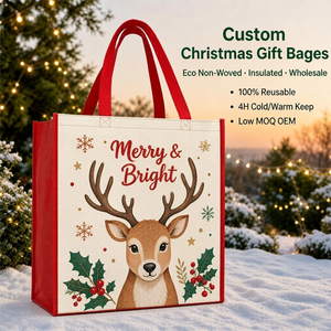 Bolsa de Mano Reutilizable Ecológica de Gran Capacidad con Logotipo Personalizado, Fabricada en PP No Tejido, Impermeable, con Asas de Cinta de PP, para Uso en la Playa y al Aire Libre - Product Image 5