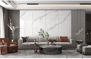 烧结石板仿大理石外观，适用于现代奢华餐桌和梳妆台台面 - Product Image 3