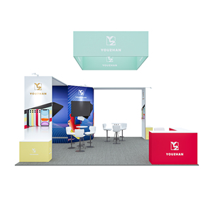 Open Tentoonstellingsstand Met Opslagruimte, Geschikt Voor Het Weergeven Van Advertenties En Opknoping Tv-Promoties - Product Image 4