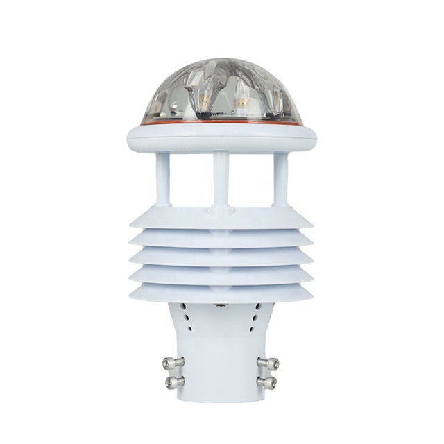 Rain Sensor Automatic Ultrasonic Weather Station Sensor 24H for Wind Temperature Humidity Pressure Rainfall Lighting