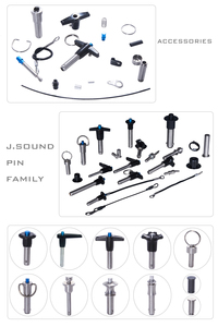 JSCC1053Y <span class=keywords><strong>Goupille</strong></span> <span class=keywords><strong>de</strong></span> verrouillage à traction rapide ronde en acier inoxydable solide <span class=keywords><strong>Goupille</strong></span> <span class=keywords><strong>de</strong></span> 10mm Para Parlantes <span class=keywords><strong>Goupille</strong></span> à dégagement rapide - Product Image 4