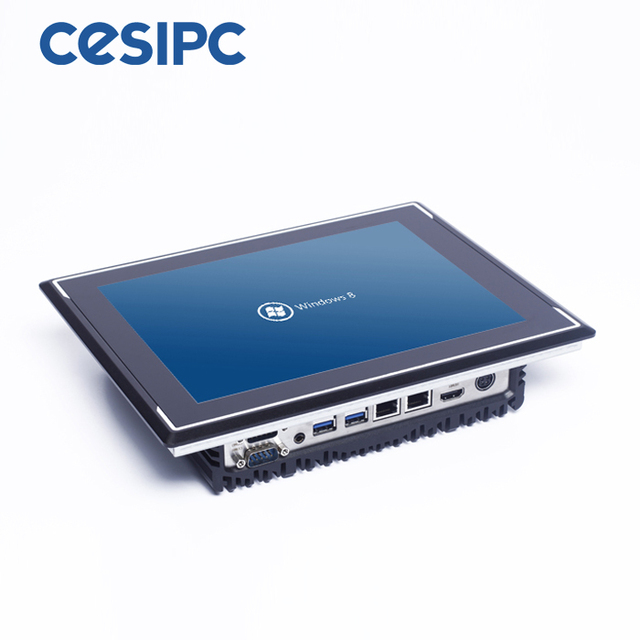 Touch Industrial Panel PC I3-7100u 10 Inch Stock Capacitive Touch Msata SSD 2xintel I211 LAN DDR4 4-16GB 1024x768 4xusb3.0
