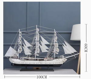 Модель корабля, напечатанная на 3D-принтере: грузовое судно, круизное судно, парусник (пластик/металл/дерево) / Большое круизное судно / Военный корабль — расписанная вручную - Product Image 5