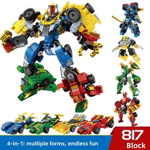 103081-086 Mecha Transformer Hercules 6-en-1 Jouet de construction pour garçons Blocs de construction en plastique <span class=keywords><strong>Robot</strong></span> à assembler - Product Image 1