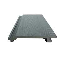 Panneau de revêtement extérieur WPC populaire en France, imperméable, grain de bois, anti-moisissure pour l'extérieur, installation facile, planche de façade Wpc