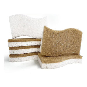 Éponge en cellulose écologique sisal et noix de coco biodégradable pour le lavage de la vaisselle de cuisine - Product Image 1