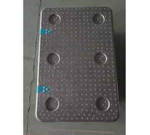 Boîte de transport isotherme rectangulaire en polyester DFS01 44L avec couvercle personnalisé pour produits frais et aliments - Product Image 3